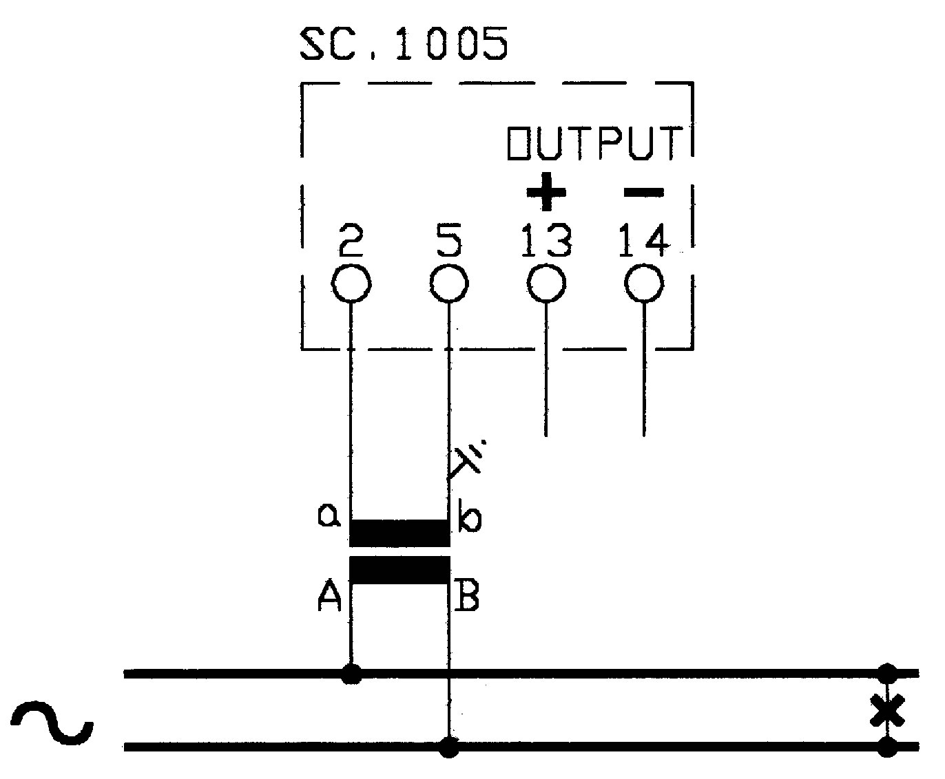 Selfsupplied AC Voltage Transducer MSOVS1