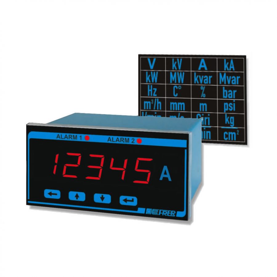 Voltmetro e Amperometro digitale PROGRAMMABILE - X98US6